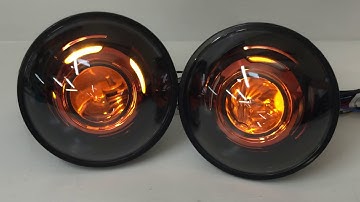 Custom 7” headlights / switchback angel eyes