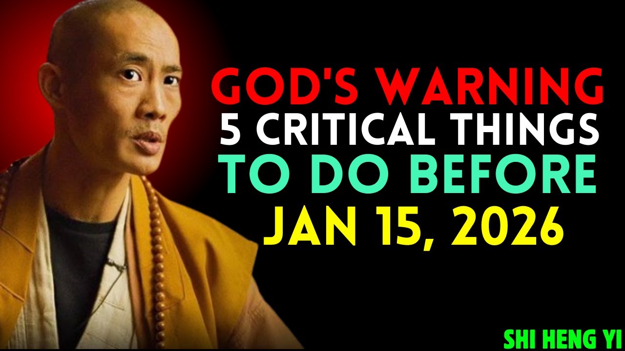 Не игнорируйте это! 5 вещей, которые Бог хочет, чтобы были сделаны до 15 января 2026 года | Ши Хэн И