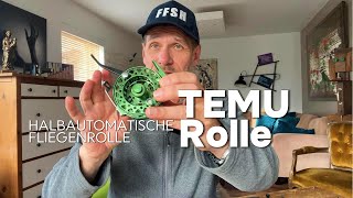 Semi-automatic reel from TEMU #flyfishing #flyfishing #euronymphing