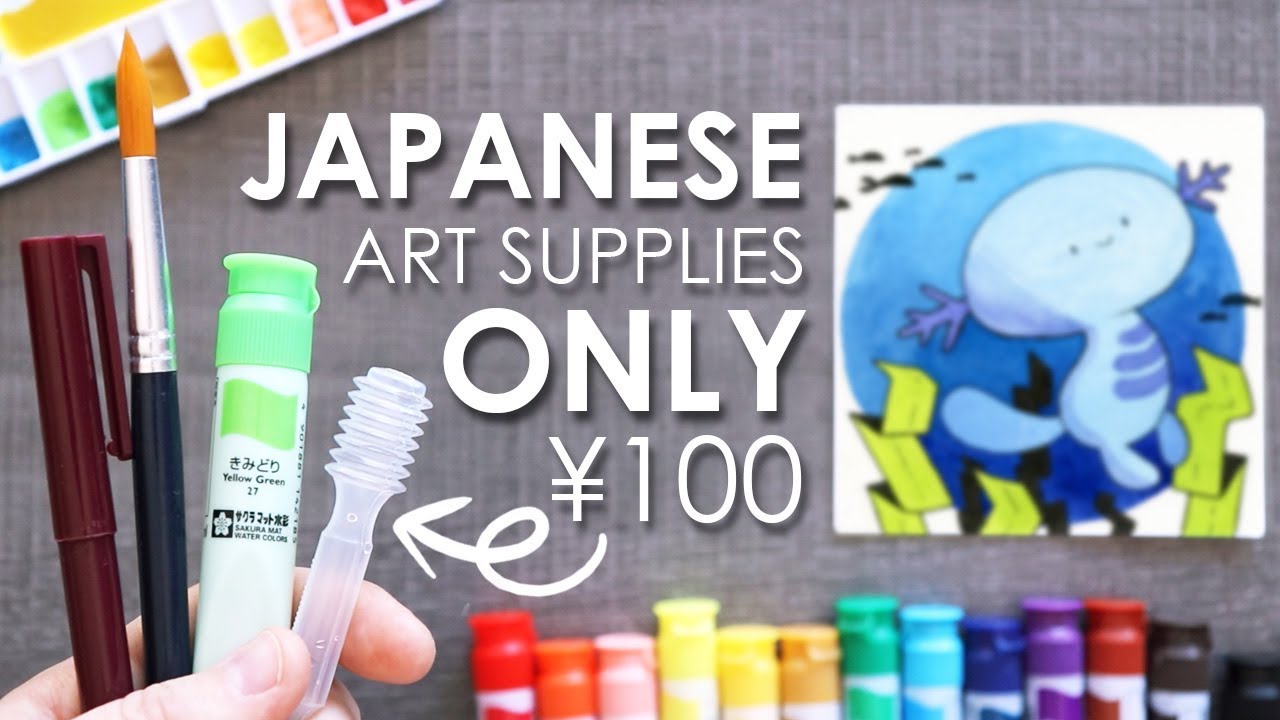 Fun With Cheap Japanese Art Supplies From Daiso! 