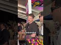 He thought we were setting him up…👀 NOCA stands for no carbonation…our drinks have 0 bubbles!😉