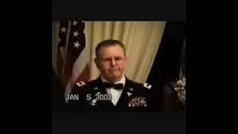 Retirement Display - COL Thomas Flaherty