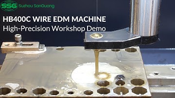 SSG HB400C CNC Wire EDM Machine | Workshop Cutting Demo | High Precision CNC