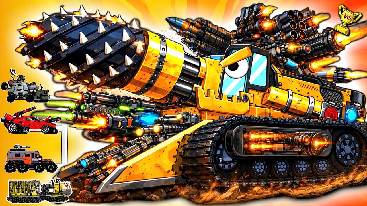GIANT DRILL TANK vs Military Army – Nothing Can Stop the Drill!