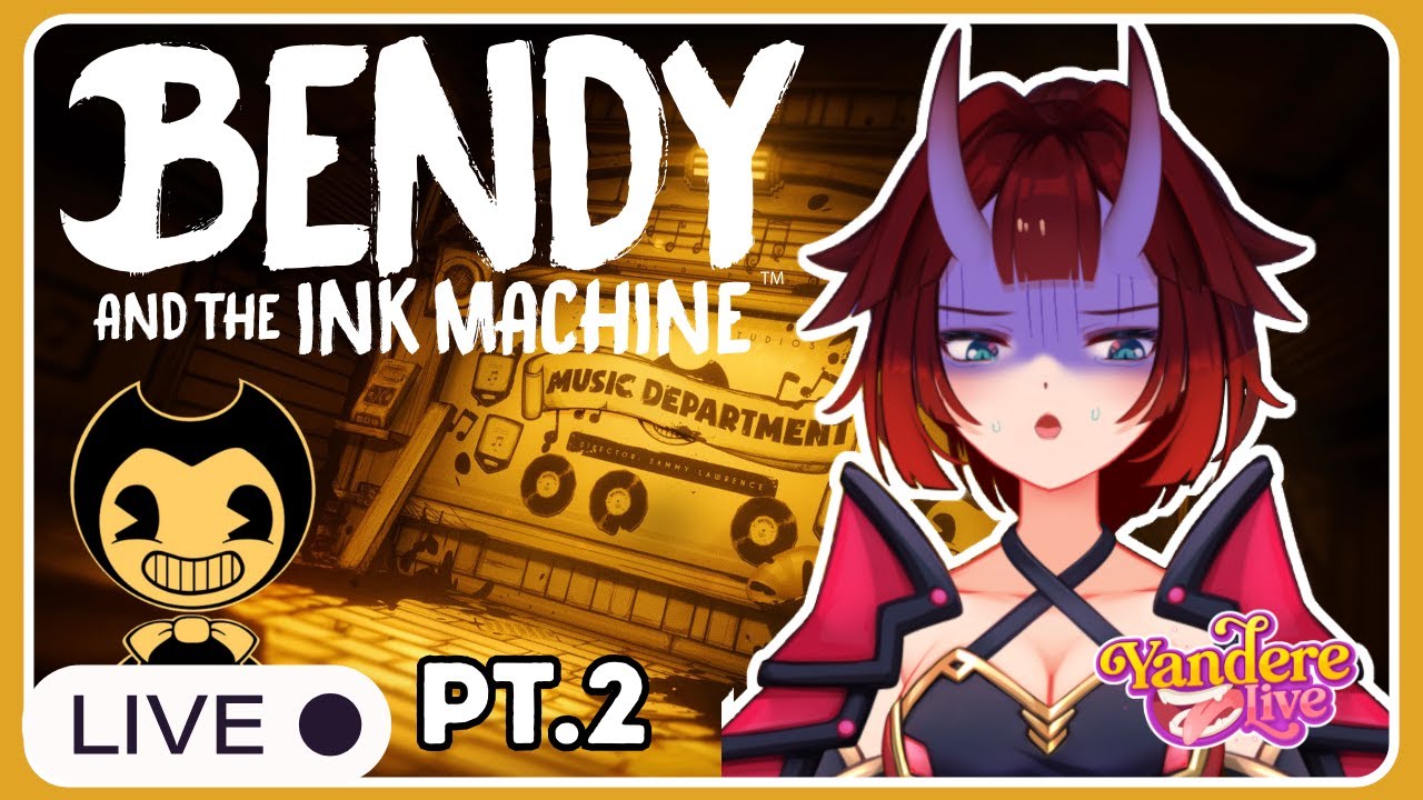 【Bendy & The Ink Machine 】Pt. 2 ME PERSIGUE BENDY! (óロò ᵕ )【Sumi Hikatsune-YandereLive】