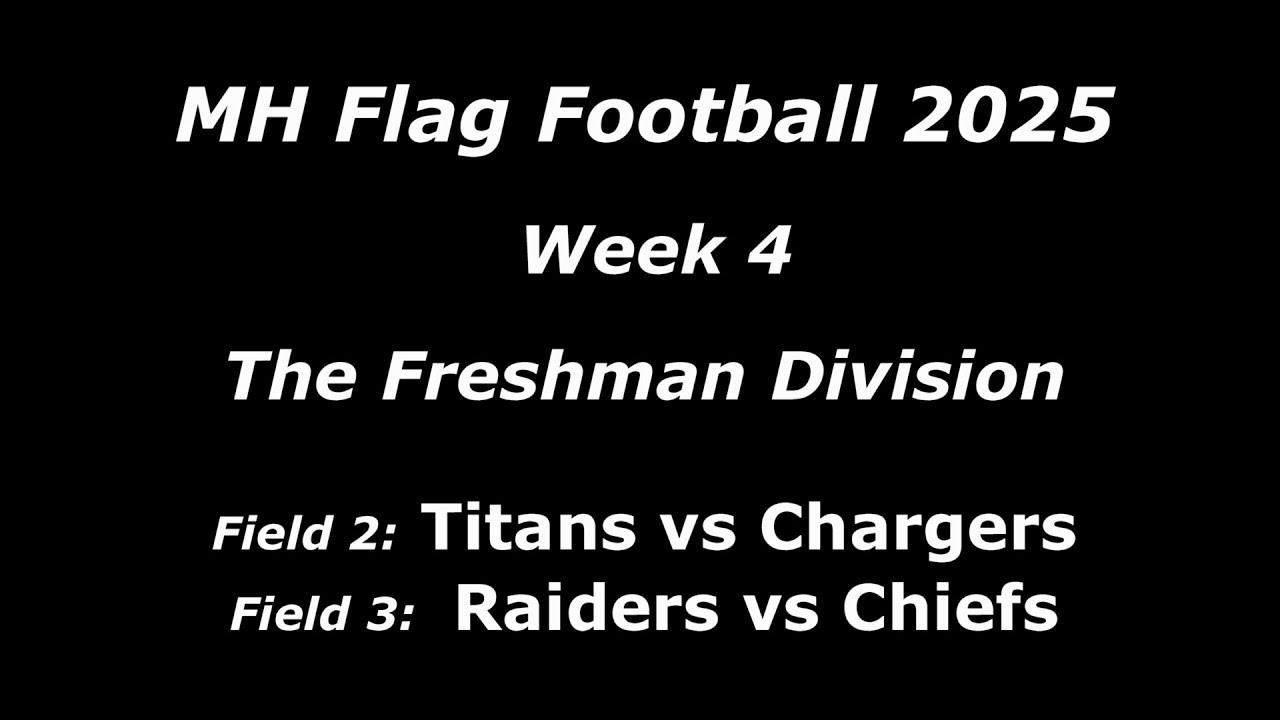 MHFF 2025 - Week 4 - The Freshman Division - Fields 2 & 3