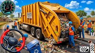 Real Garbage Truck Driving Simulator Game: Extreme City Drive Challenge 3D! Android Gameplay screenshot 5