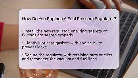 How Do You Replace A Fuel Pressure Regulator? - Talking Tech Trends