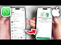 How To Transfer WhatsApp Chats From iPhone To iPhone - No Backup