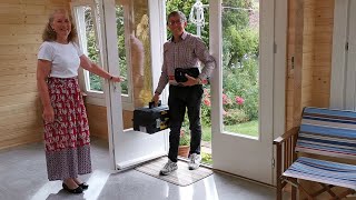 Check Out This Handi Quilter Amara Longarm Installation Near Edinburgh In A Gorgeous She Shed