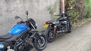 Suzuki SV650 vs Harley-Davidson Street Rod 750 Review and my thoughts…