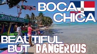 BOCA CHICA BEACH, BEAUTIFUL BUT DANGEROUS ⚠️! #DominicanRepublic 🇩🇴 (THINGS TO DO IN SANTO DOMINGO)