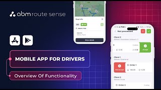 RouteSense mobile application for drivers and couriers – overview of functionality screenshot 2