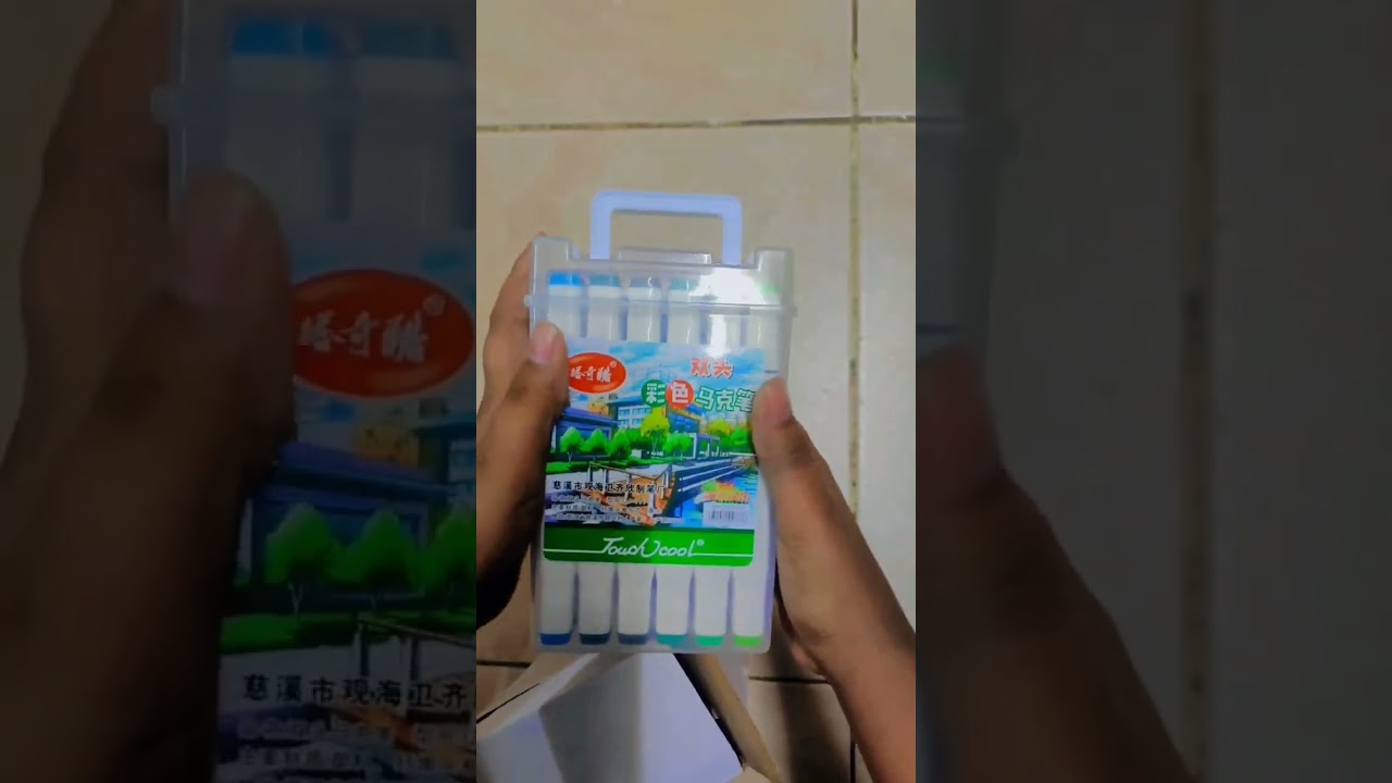 Unboxing my new touch cool markers 