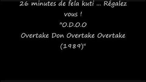 Fela kuti O.D.O.O part 1