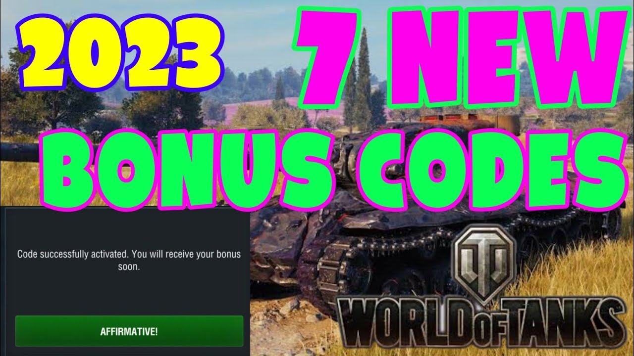 Коды world of tanks blitz 2024