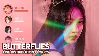 Red Velvet - Butterflies (Line Distribution + Lyrics Color Coded) PATREON REQUESTED chords