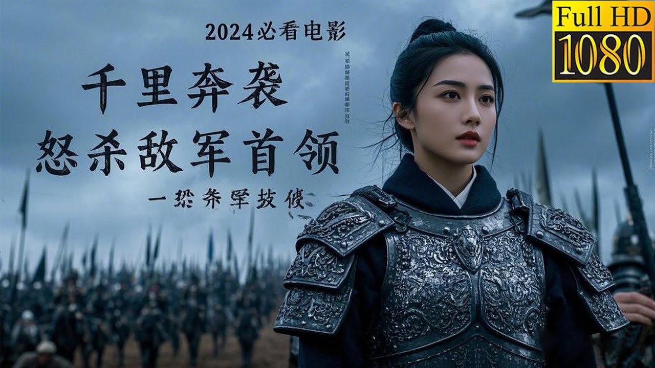 2024必看电影，美女被十万大军围攻，少侠得知，千里奔袭怒杀敌军首领！#jingtian #许凯 #動作 #cdrama #最新中國電視劇 #熱播電視劇 #cdrama