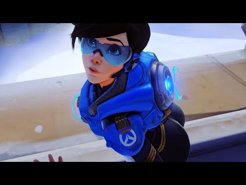 Tracer - All emotes in slow motion│Overwatch