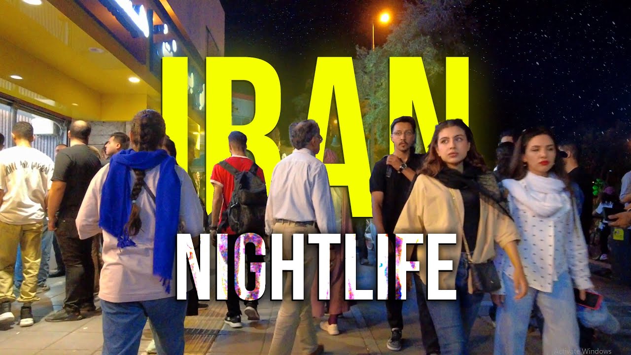 IRAN - Nightlife in Mashhad 🇮🇷 | Walking Along Vakil Abad Boulevard