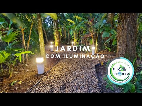 Vídeo: Iluminação De Jardim, Caminhos De Pedra, Marcação, Rachadura De Pedra, Assentamento - 1
