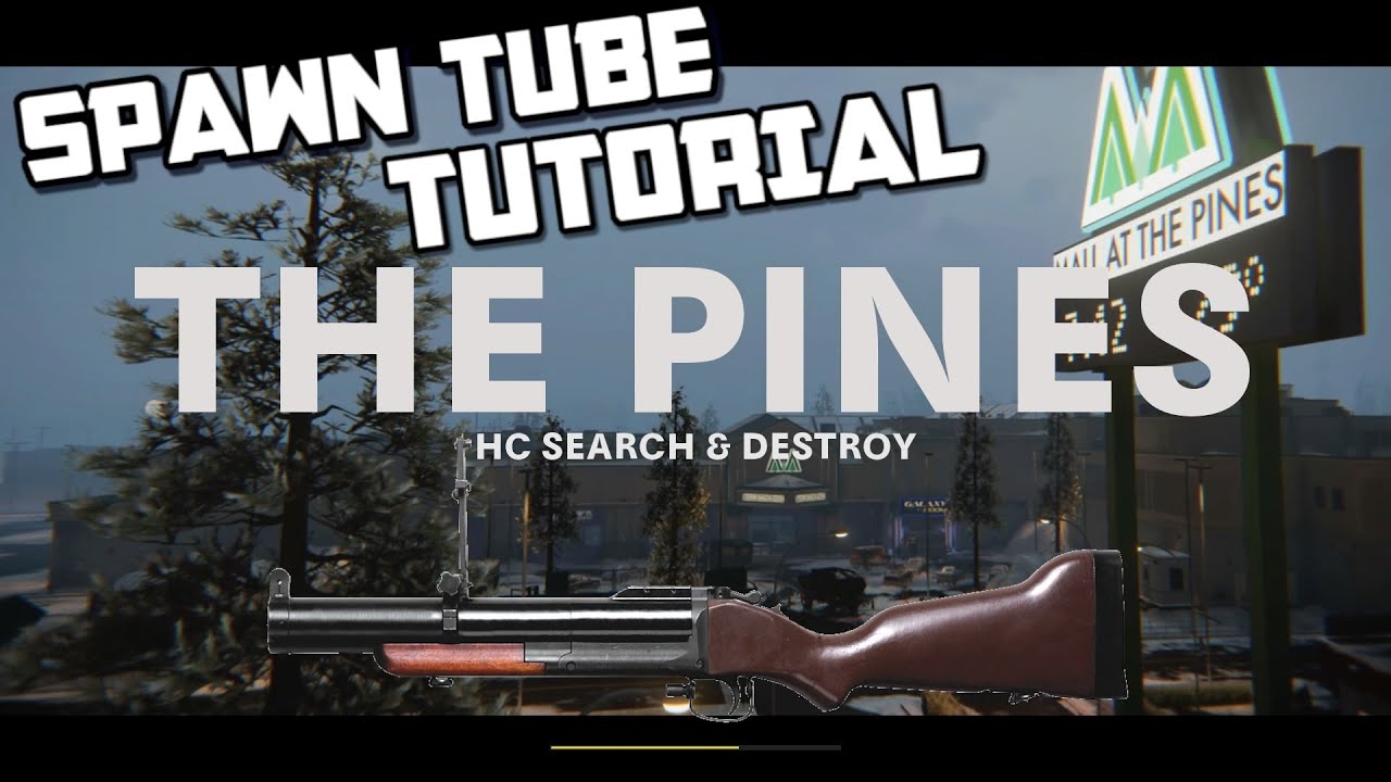Black Ops Cold War - Spawn Tube Tutorial (The Pines) *PART 1*