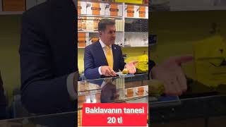 Mustafa Sarıgül baklavanın tanesi 20 TL Resimi