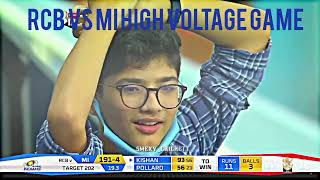 RCB VS MI High Voltage Game