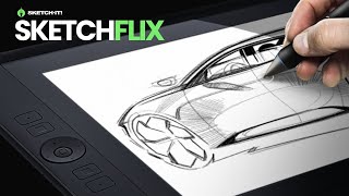 SketchFLIX - 031 | How to sketch a HATCHBACK
