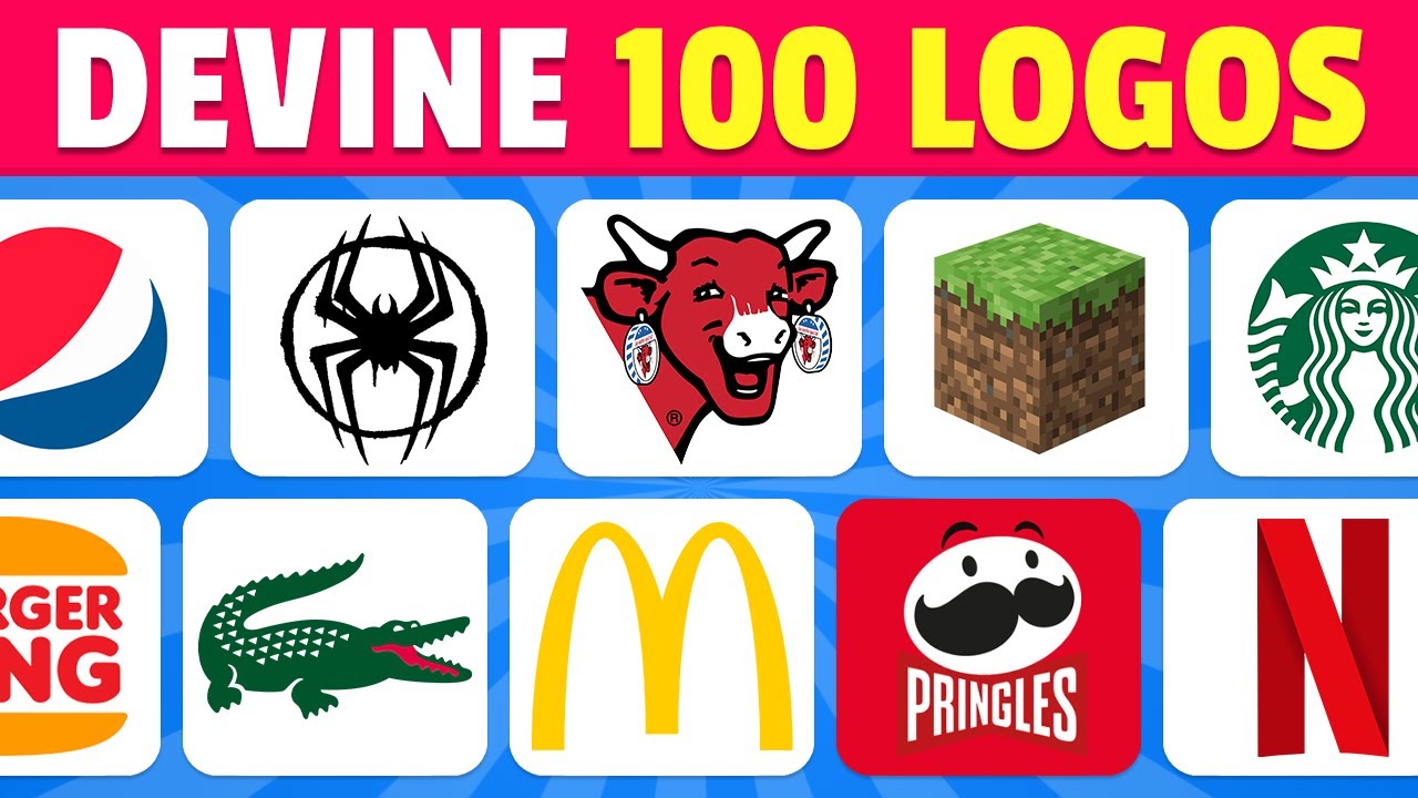 Devine le LOGO en 3 secondes | 100 Logos Quiz - YouTube