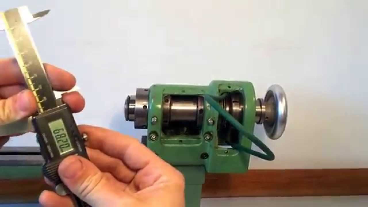 Pultra Headstock 17/70 adjusted to take Schaublin style W20 collets