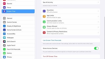 How to Set Screen Time and Parental Controls on the iPad
