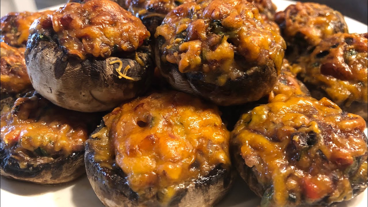 Appetizer Stuffed Mushroom How I Make Pork Stuffed Mushroom From