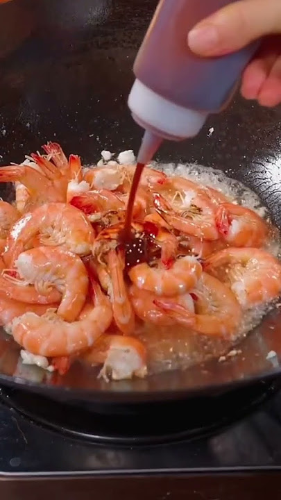 TERNYATA UDANG SAUS TIRAM ENAK BANGET! NYESAL CUMA MASAK SEDIKIT!