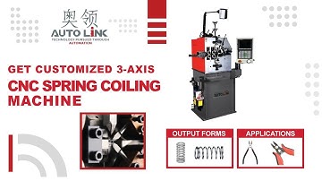 3 - Axis CNC Spring Coiling Machine | Spring Making Machine | Available in Alibaba and MAde in China