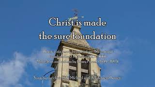 Christ is made the sure foundation (Hymn with lyrics)
