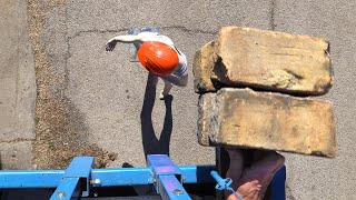 Hard Hat Test (in 4K Slow Motion)