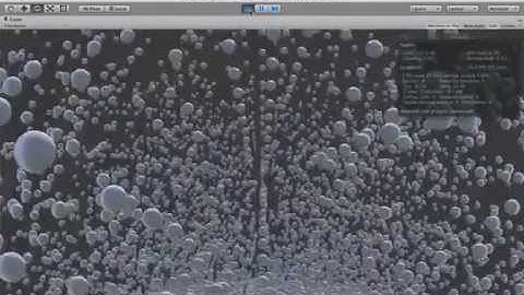 16250 Spheres in Unity