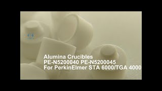 Alumina Crucibles PE N5200040 PE N5200045 For PerkinElmer