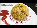 One pot rice recipe quick and easy dinner idea  vegetable rice  desi style chinese rice
