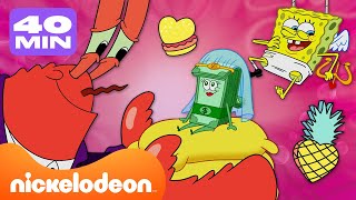 Spongebob | Pasangan-Pasangan TERANEH di Bikini Bottom! 💖 | Kompilasi 40 Menit | Nickelodeon Bahasa