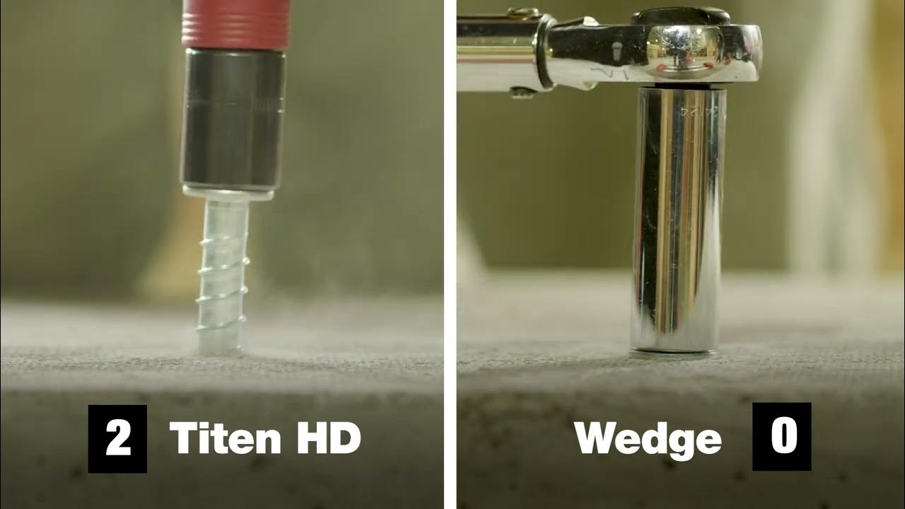 Advantages of the Simpson StrongTie® Titen® HD heavyduty screw anchor