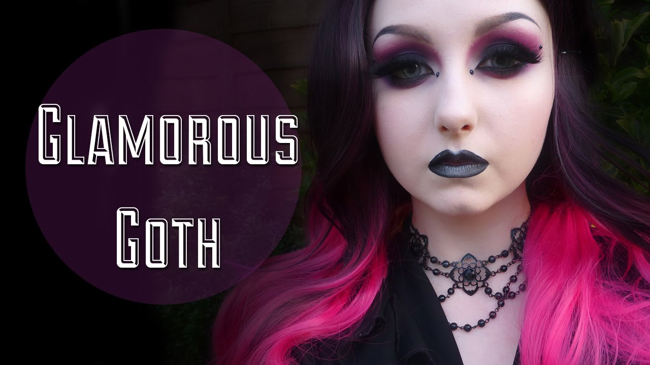 Halloween Tutorials Glamorous Goth Makeup Look YouTube