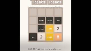 2048 Glitched and I Got a World Record