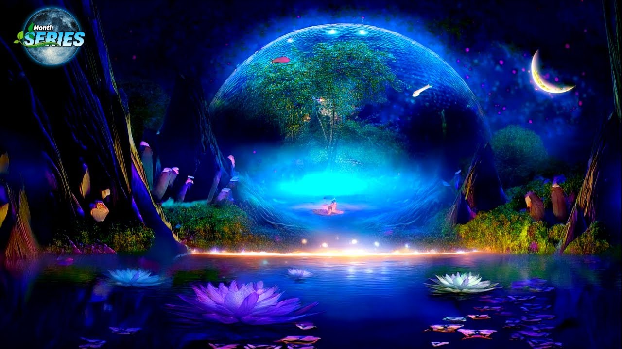 Peaceful Night 🌛 Magical Deep Sleep Music | Calm Meditation Relaxing Music Monthseries