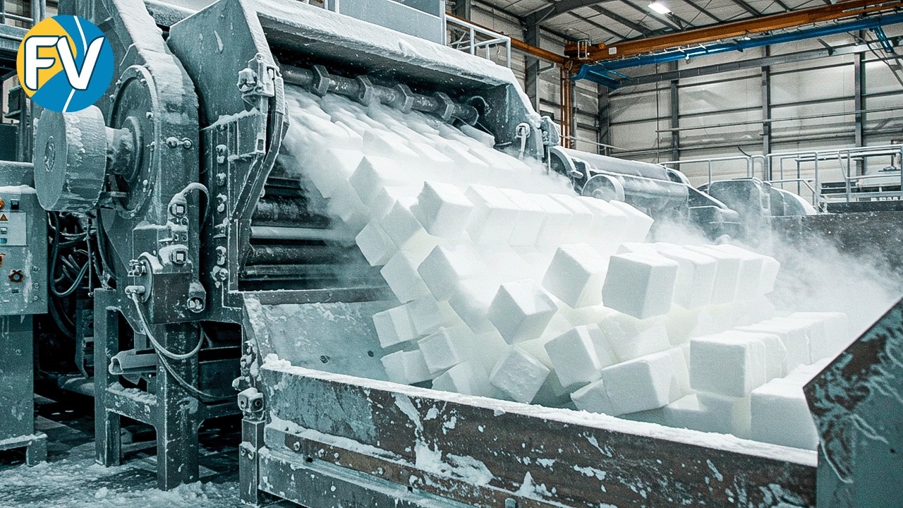 ¡Así se fabrica el HIELO SECO! 5 TONELADAS por hora y sin derretirse 🧊💥