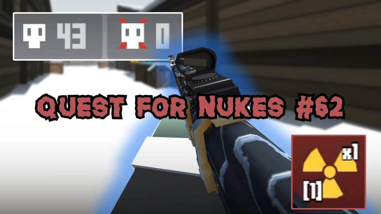 Krunker.io - Quest for Nukes #62! FLAWLESS Nuke Match! (Assault Rifle Gameplay)