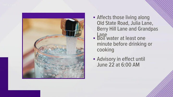 Water outage in Calhoun County