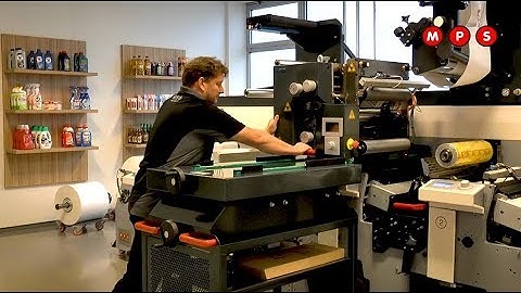 How to: place an insert screen unit on an MPS flexo press