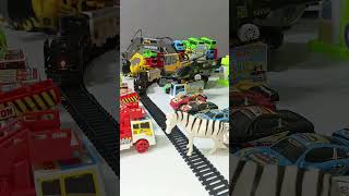 kereta api, bus telolet, mobil mobilan, helikopter, truk, truk oleng, jcb, tractor, cartoon, train